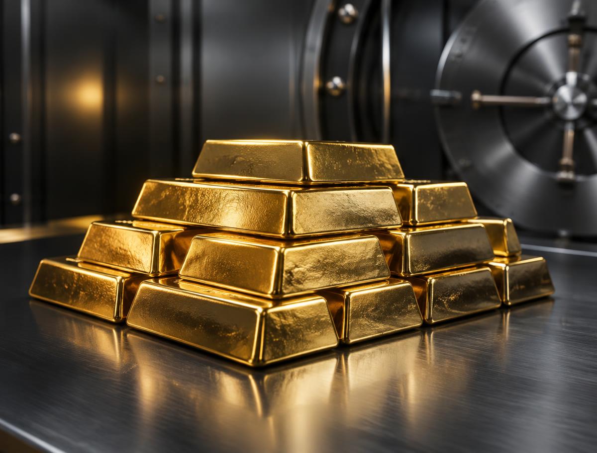 Gold bars held in custody