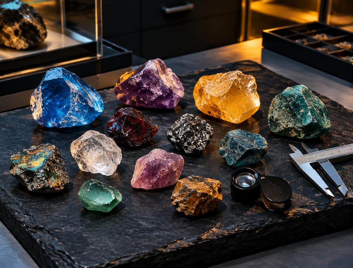 Minerals and gemstones documented for custody